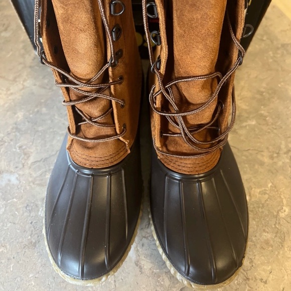 Vintage Men’s LaCrosse Frontier Brown Leather/INSULATED Winter Boots Size 9